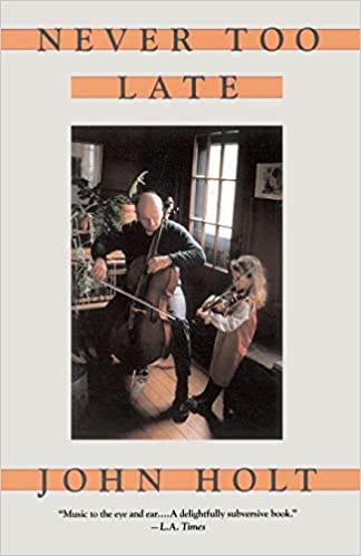 Book Cover: NEVER TOO LATE by John Holt
